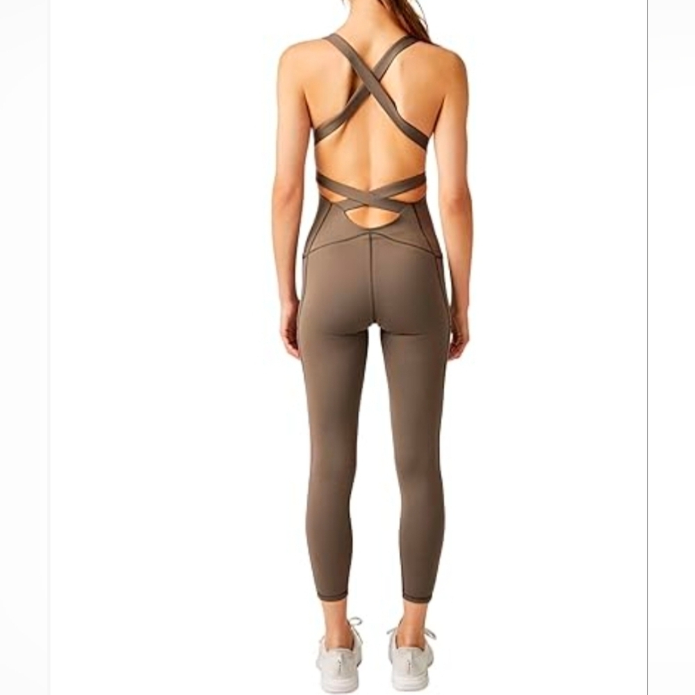 Free People My High One-Piece Jumpsuit Charcoal M - Picture 4 of 13